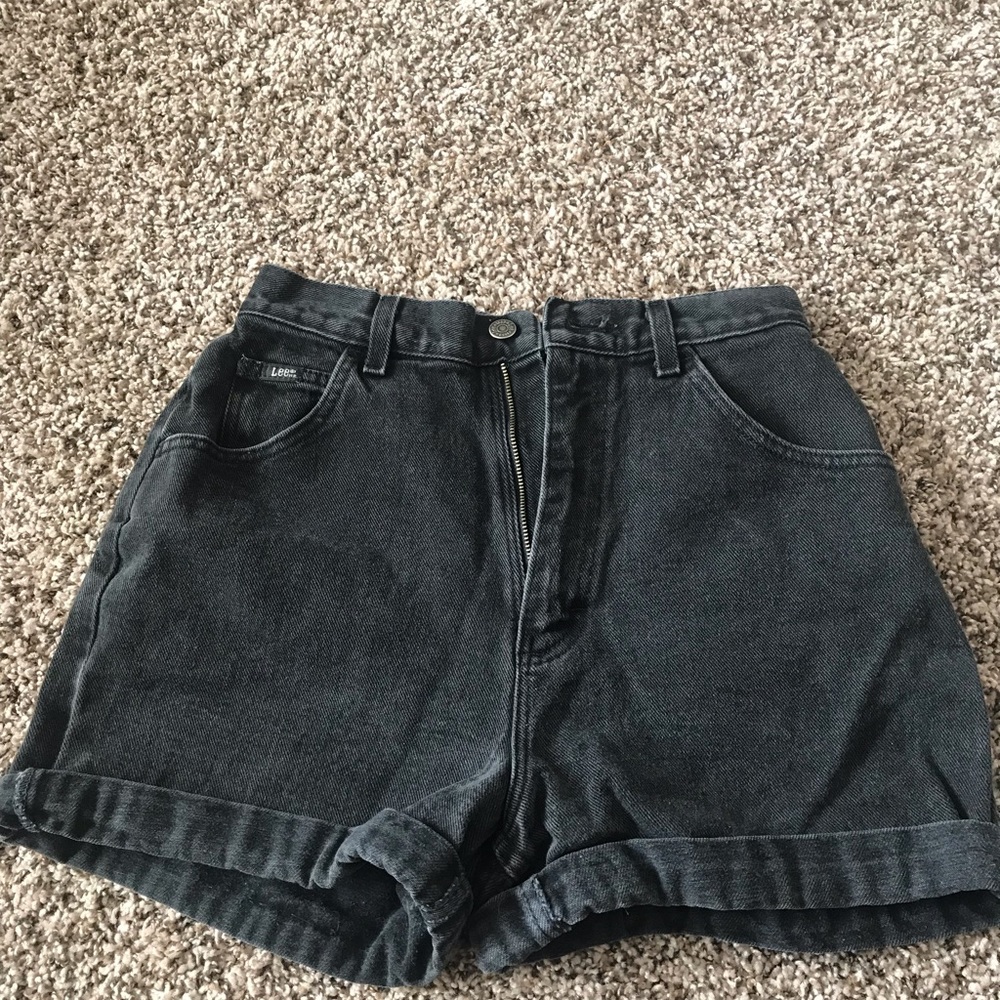 Vintage Lee High Waisted Denim Shorts